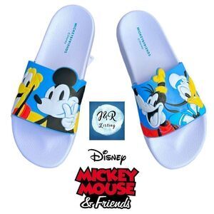 Disney Mickey and Friends white/Blue Sandal shoe